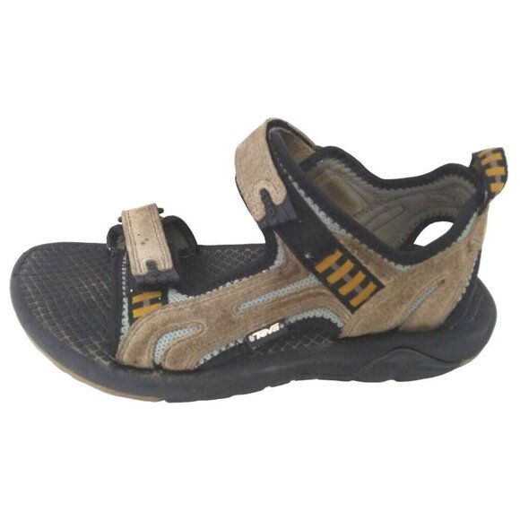 Teva XPD Sandals Mens Size 10 Brown Teal Suede Hiking Shoe Sandals SN 6674 main image 8
